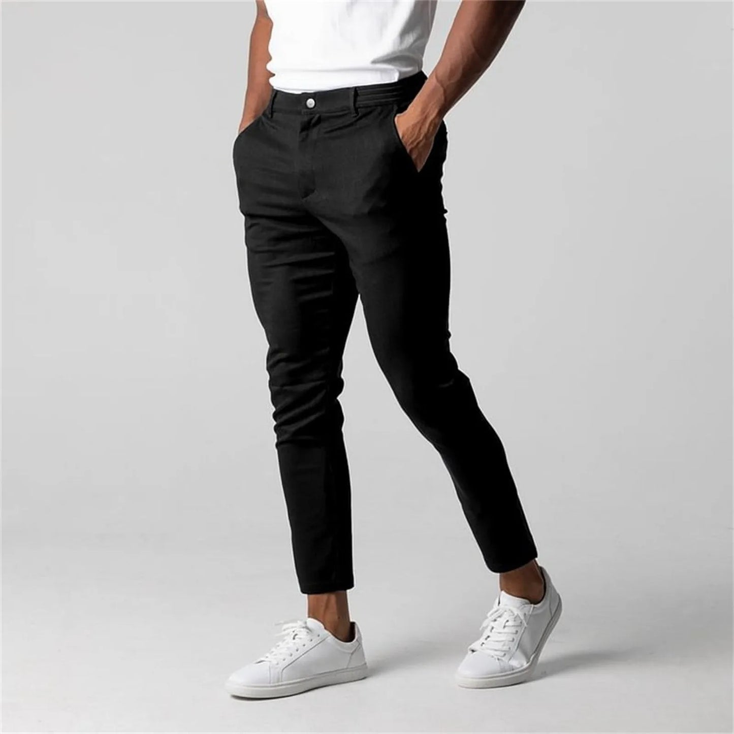 Anton heren chino zwart