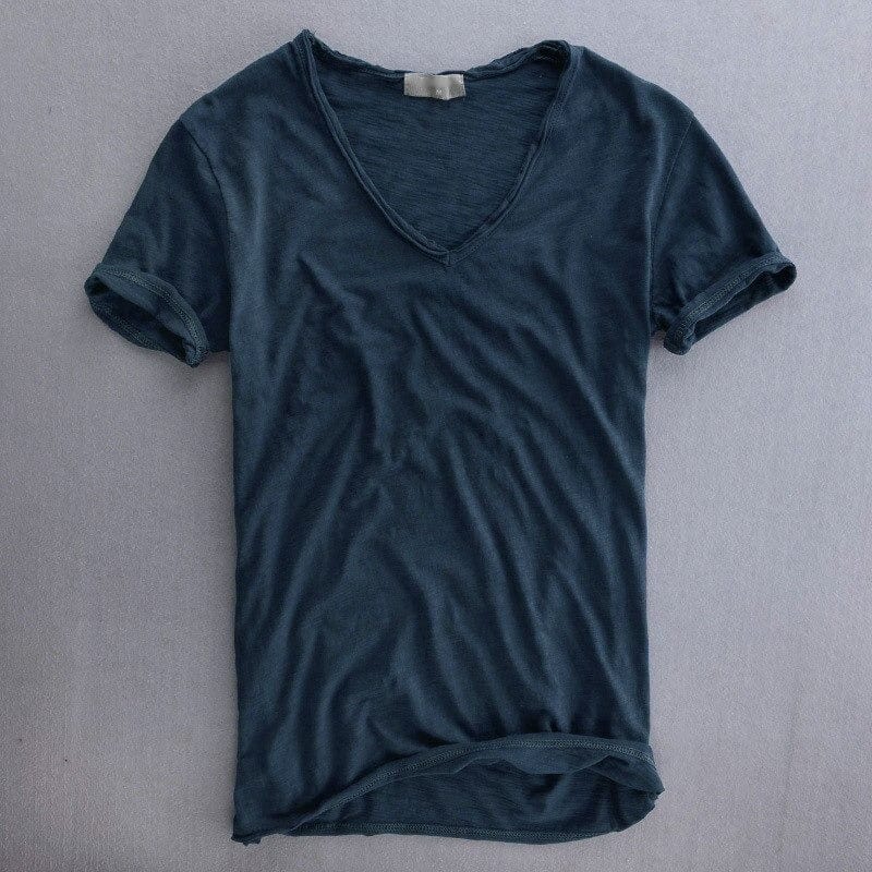 Ruud katoenen t-shirt marineblauw